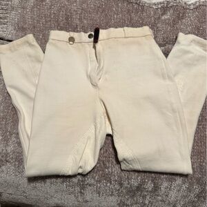 Women’s equestrian pants, off white